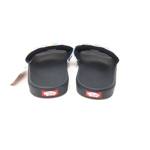 Vans Slide-On Glitter Rainbow Checkerboard Womens 8 Slipper Slip On Sandal Shoe - Picture 8 of 12